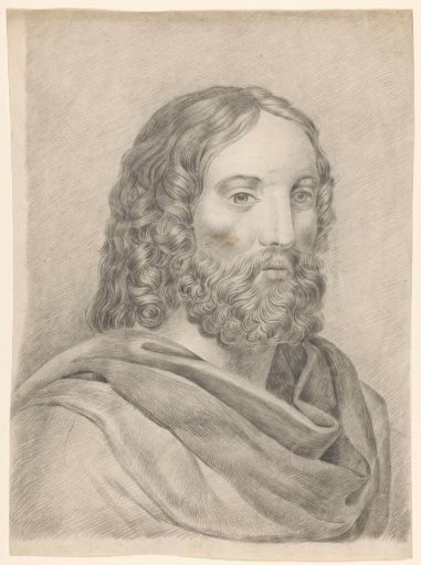 Bust of a bearded man (Christus?)