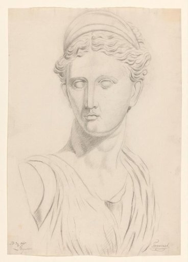 Plaster cast after an antique female figure