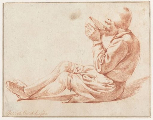 Seated Man, Drinking