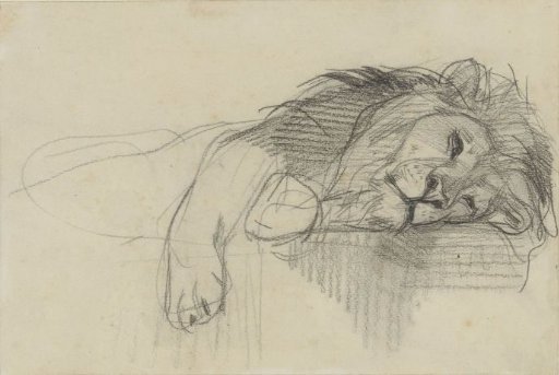 Recumbent lion