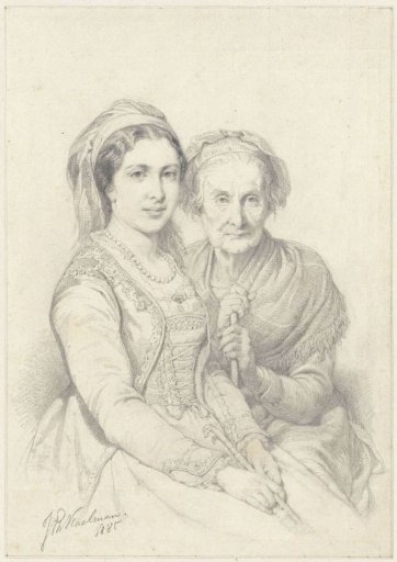 Portrait of a Young and an Old Woman