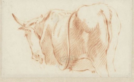 Study of a Cow, from the Rear at an Angle