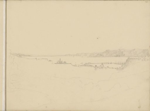 Town on a bay