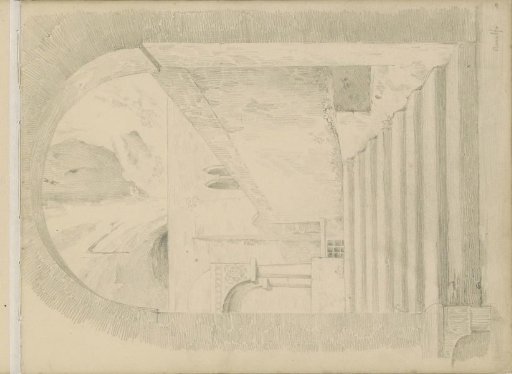 Courtyard with a Fountain at Amalfi