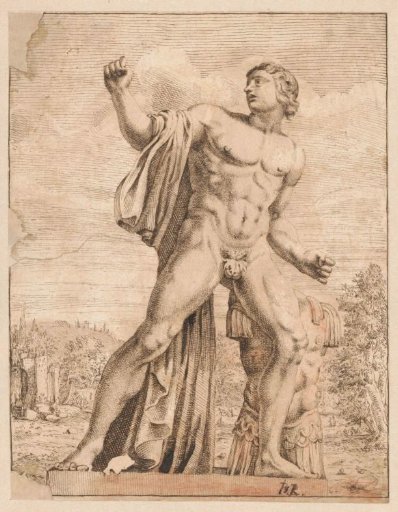 One of the Dioscuri on the Quirinal in Rome
