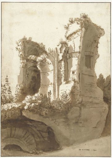 Ruins of the so-called Palazzo Maggiore on the Palatine