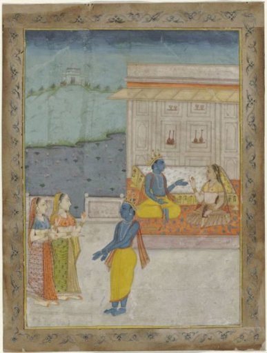 Krishna and shepherdesses