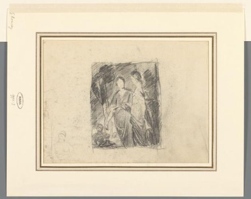 Two Female Figures Among Trees