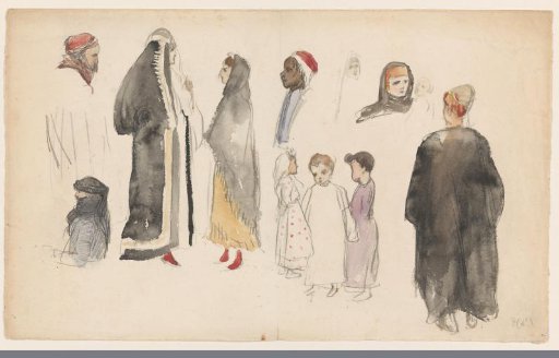 Figure studies of North Africans