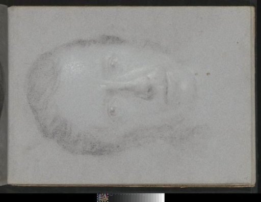 Impression of the chalk drawing on sheet 14 verso
