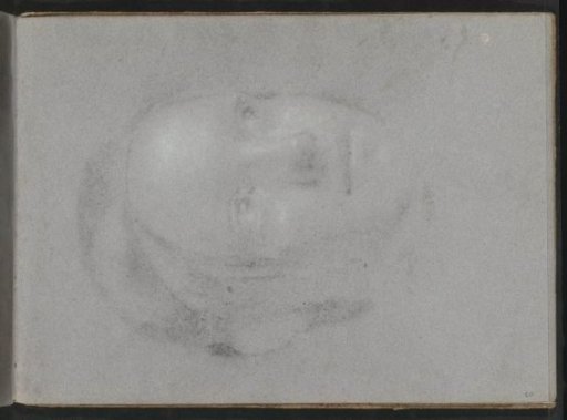 Impression of the chalk drawing on sheet 19 verso