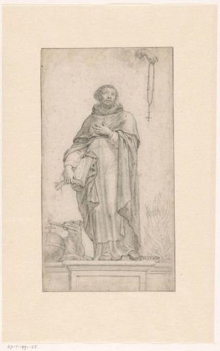 St. Dominic, standing full-length