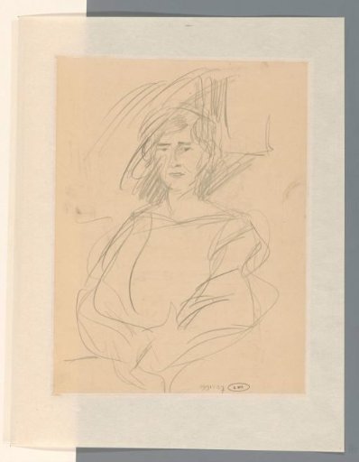 Sketch for a lady's portrait