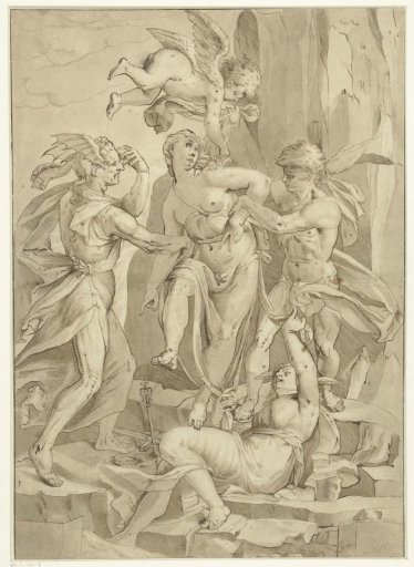 Virtue in conflict with Ignorance, Error, and Prejudice