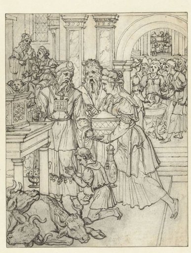 Samuel and His Parents before the High Priest Eli