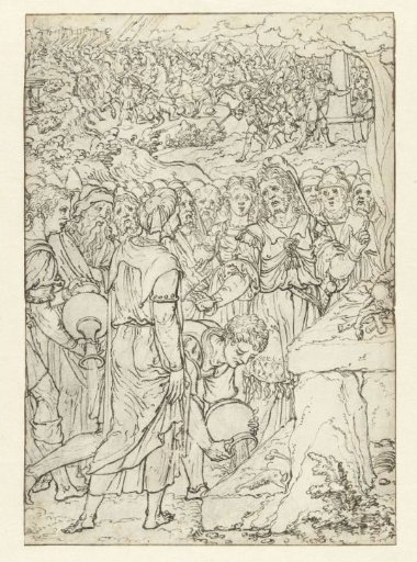 Samuel Sacrificing a Suckling Lamb to Yahweh