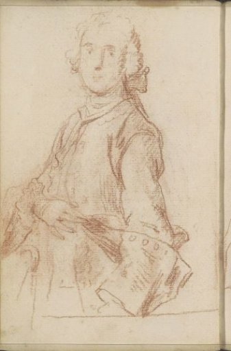 Standing Man with Hand on Stomach