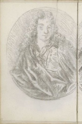 Rubbing of the chalk drawing on sheet 22 recto