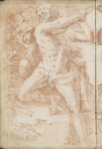 Impression of the Chalk Drawing on Sheet 4 Recto