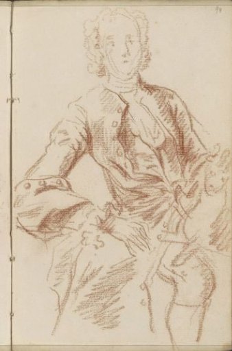 Man with a hare or rabbit