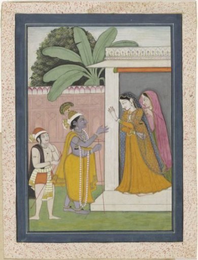 Radha does not return Krishna's flute