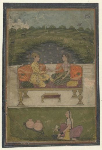 Prince and Princess on a Terrace