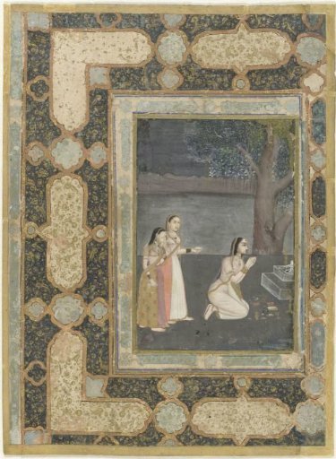 Women before a Linga Altar (Bhairavi Ragini)