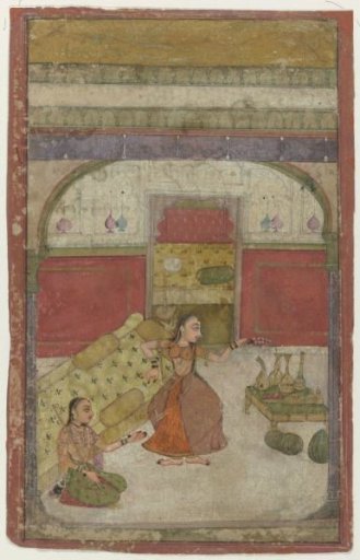 Dancers in a palace room