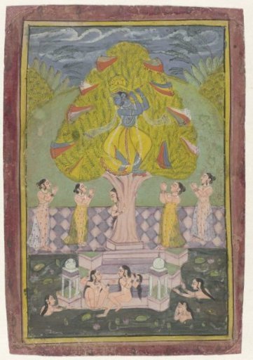 Krishna Stealing the Clothes of Gopis