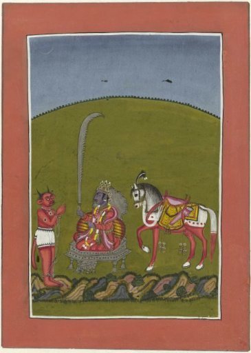 Kalki (the future incarnation of Vishnu)