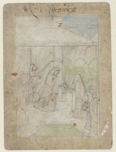 Princess Receiving Flowers