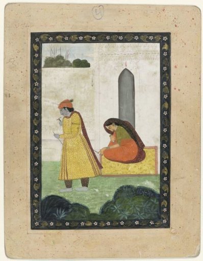 Krishna Leaves Radha