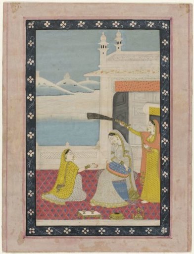 Seated Lady on a Terrace