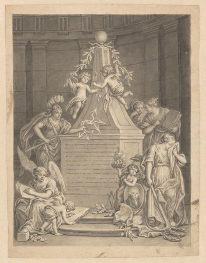 Allegory on the Death of Mr. Pieter Paulus