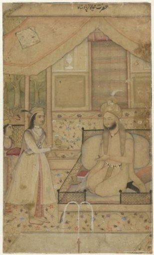 Prince with two maids