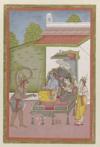 Rama and Sita Enthroned