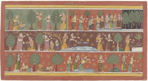 Shepherdesses Searching for Krishna
