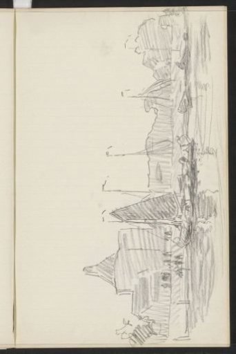 View of Enkhuizen on the water from the Hoofd