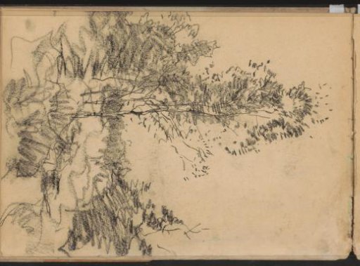 Landscape with trees, probably in or around the Ewijckshoeve estate