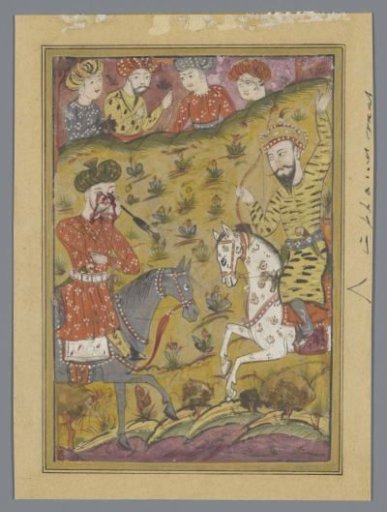 Two men on horseback