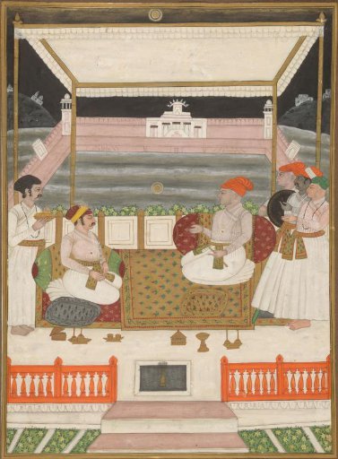 Two Princes on a Terrace
