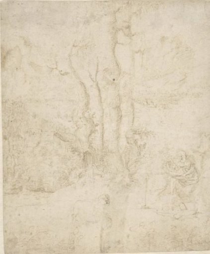 Saint Jerome in a landscape
