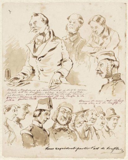Caricature representation of a magician