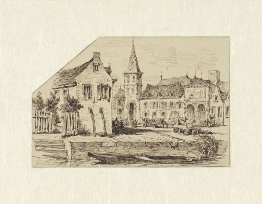 View in a German town