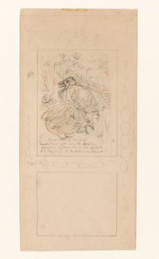 Sketch for an Unused Design for the Page May in the Calendar 1907