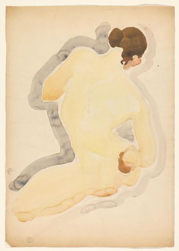 Seated female nude