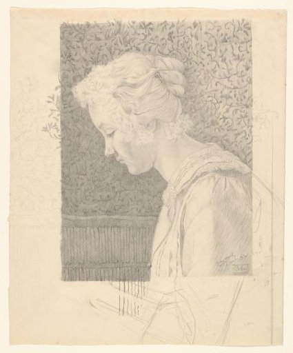 Portrait of Geertruida Johanna Jacoba Stolk-Schmidt