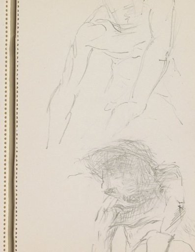 Torso of two nude men