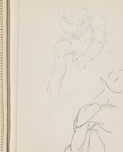 Torso and a muscular upper arm of a nude man