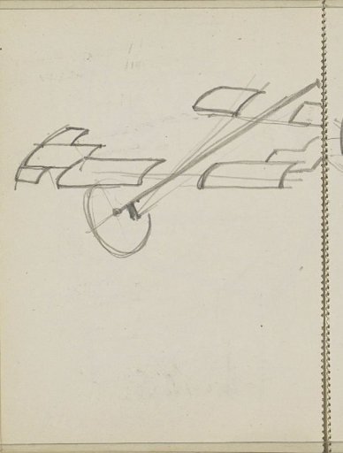 Design, possibly for a flying machine